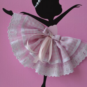 Conjunto de tres bailarinas baila en rosa. Decoración de | Etsy