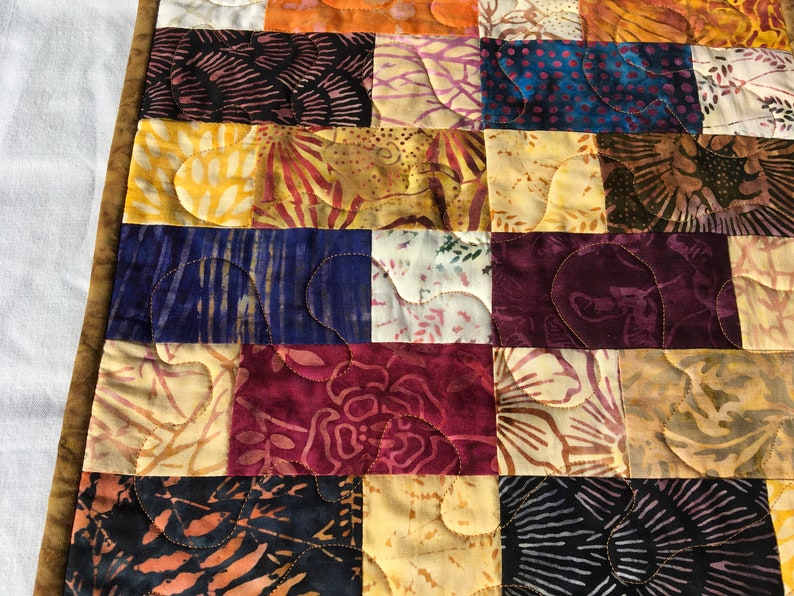 47 12\u201d x 12 12\u201d autumn multicolor table runner