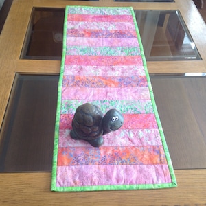 29&quot; x 10&quot; multicolored batik table runner