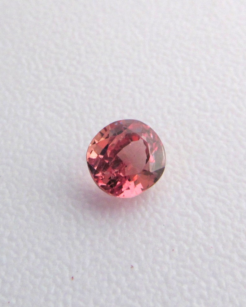 Peach Pink Champagne Sapphire Loose Gemstone Oval Cut 1.09 Cts Etsy