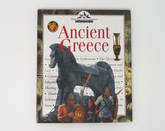 Vintage 1997 Hardcover Book Ancient Greece - The Nature Company Discoveries Library - Learning for Kids - Time Life Books - Improve Reading