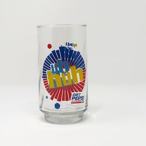Vintage 1990s You Got the Right One Baby Uh Huh Diet Pepsi Glass Tumbler Like New Condition Excellent Soda Collectible