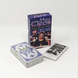 Vintage 2000s Miss Cleo Tarot Power Deck - Predict the Future - Divination Tools - Self Help - 78 Card Full Deck - Fortune Telling