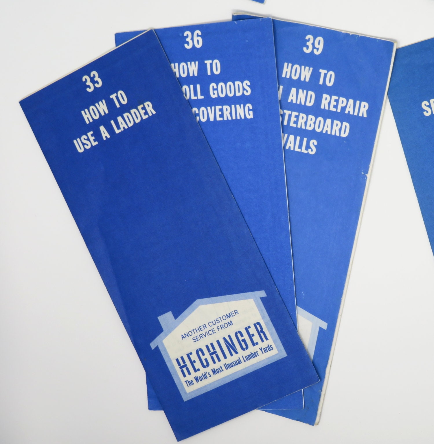Vintage 1970s Hechinger Lumber How to Mini Home Improvement Guides ...