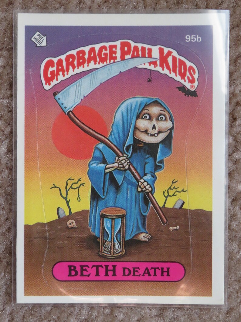 Vintage 1986 Topps Garbage Pail Kids Original Series 3 Trading Etsy