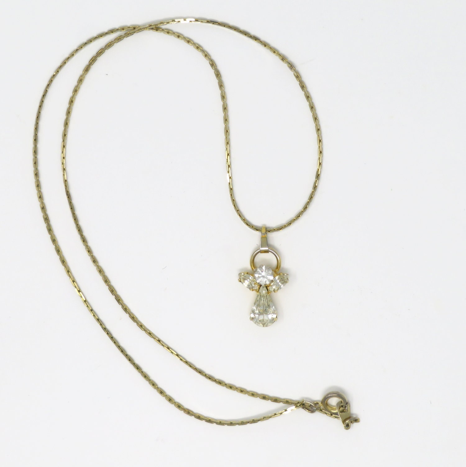 Chanel Timeless Micro Necklace Metal Pale Gold