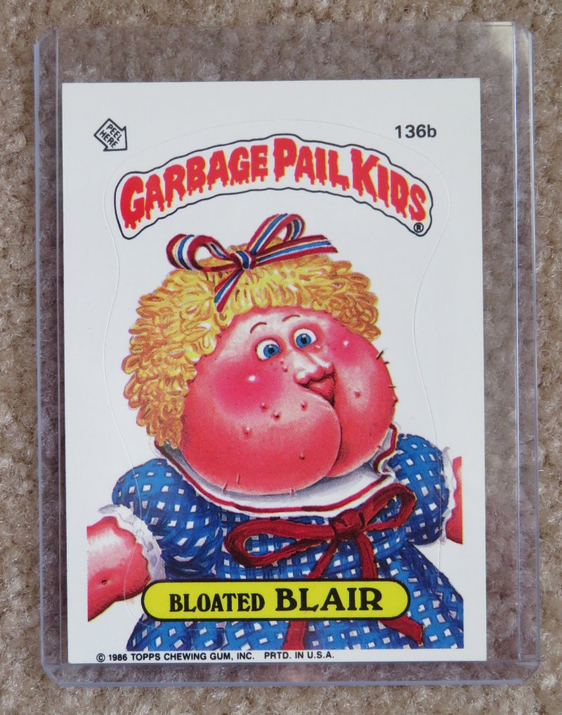 1986 garbage pail kid cards rare Garbage Pail Kids Generation 1 1986 Puzzle C Bony Tony/Unzipped Zack Rare-T  Exclusive Custom Frame