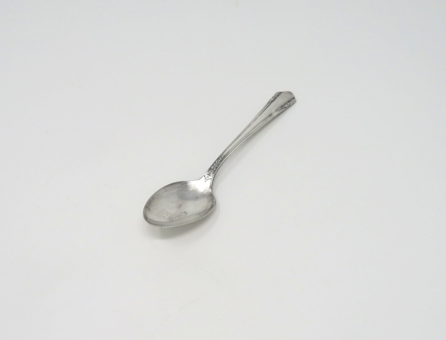 Antique 1930s Oneida Ltd Wm A Rogers A1 Plus Teaspoon - Silver