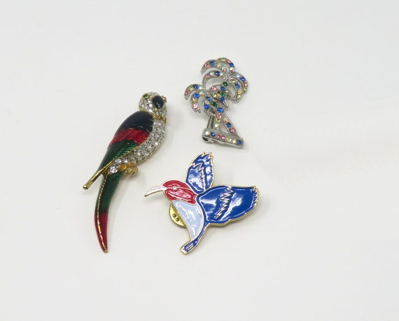 Vintage 1980s and 1990s Assorted Pins and Brooche… - image 4