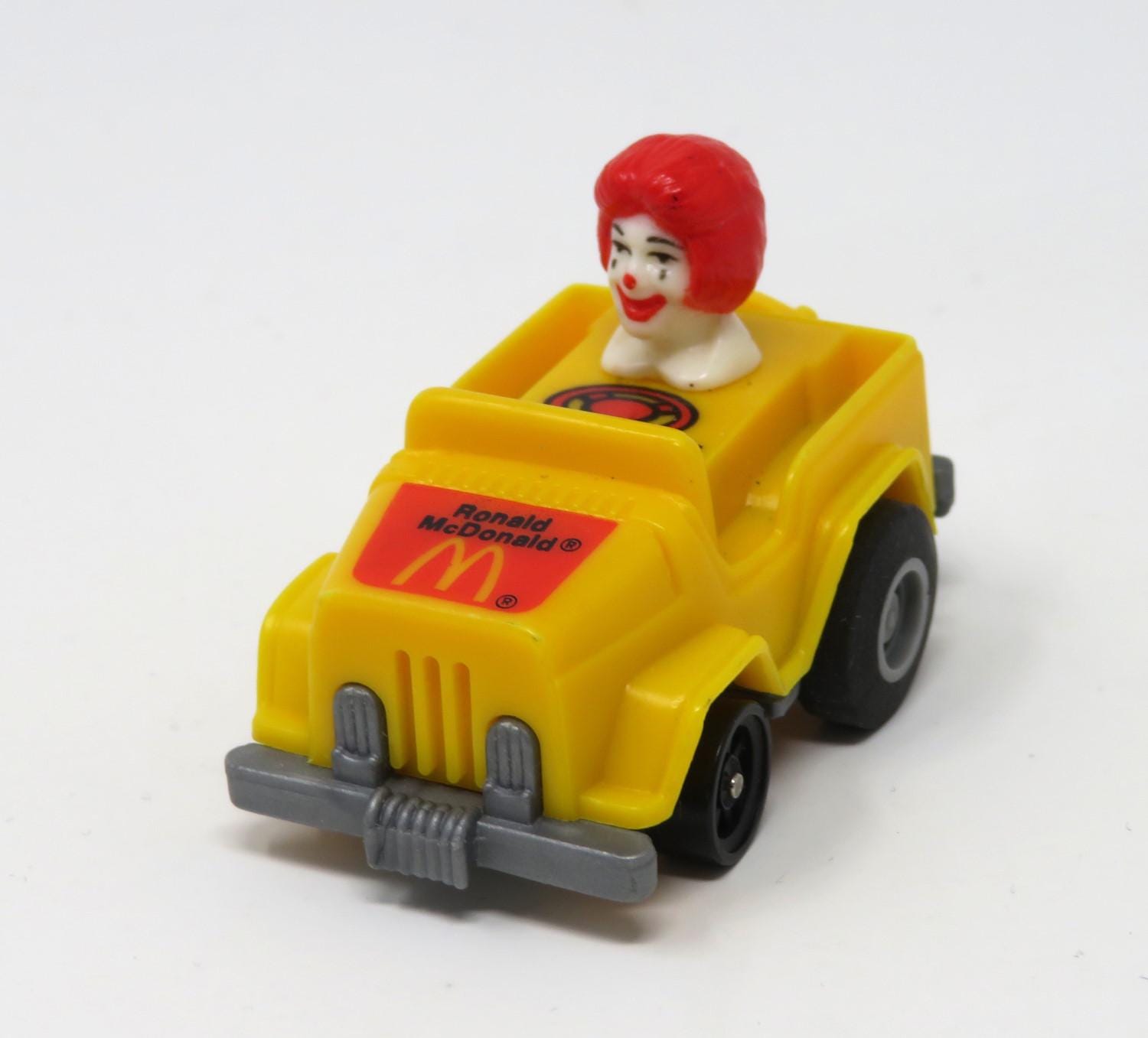 McDonald's Ronald McDonald ミニカー Vintage 1980s Ronald Mcdonald Pullback Car Happy Meal Toy | Fast