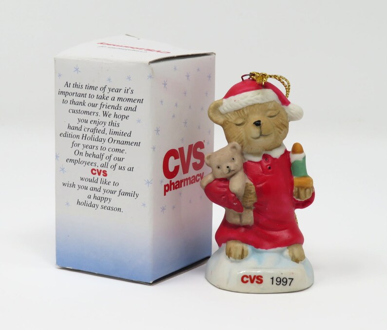 Vintage 1997 CVS Pharmacy Traditions Ornament for the Holidays Painted ...