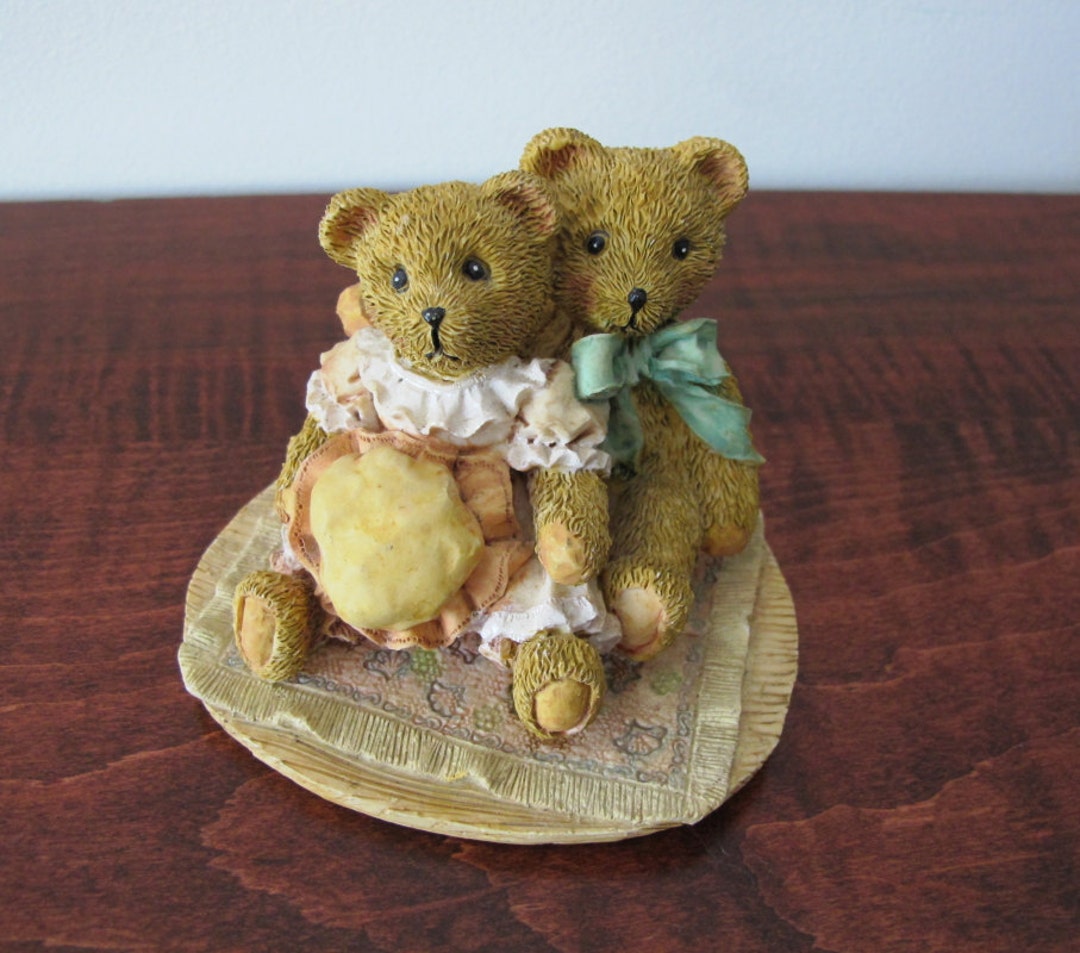 Vintage 1993 Avery Creations Adorable Boy and Girl Teddy Bear Cozy