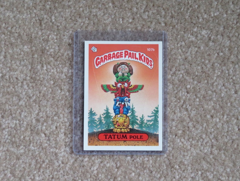 Vintage 1986 Topps Garbage Pail Kids Original Series 3 Trading Card With Sticker And Protector 107b vintage 1986 topps garbage pail kids