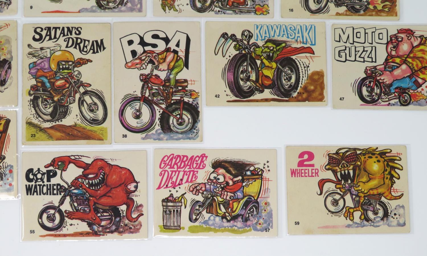 funny vintage 　オーダー品 Vintage 1970s Donruss Odd Rods Silly Cycles Stickers | Monsters on