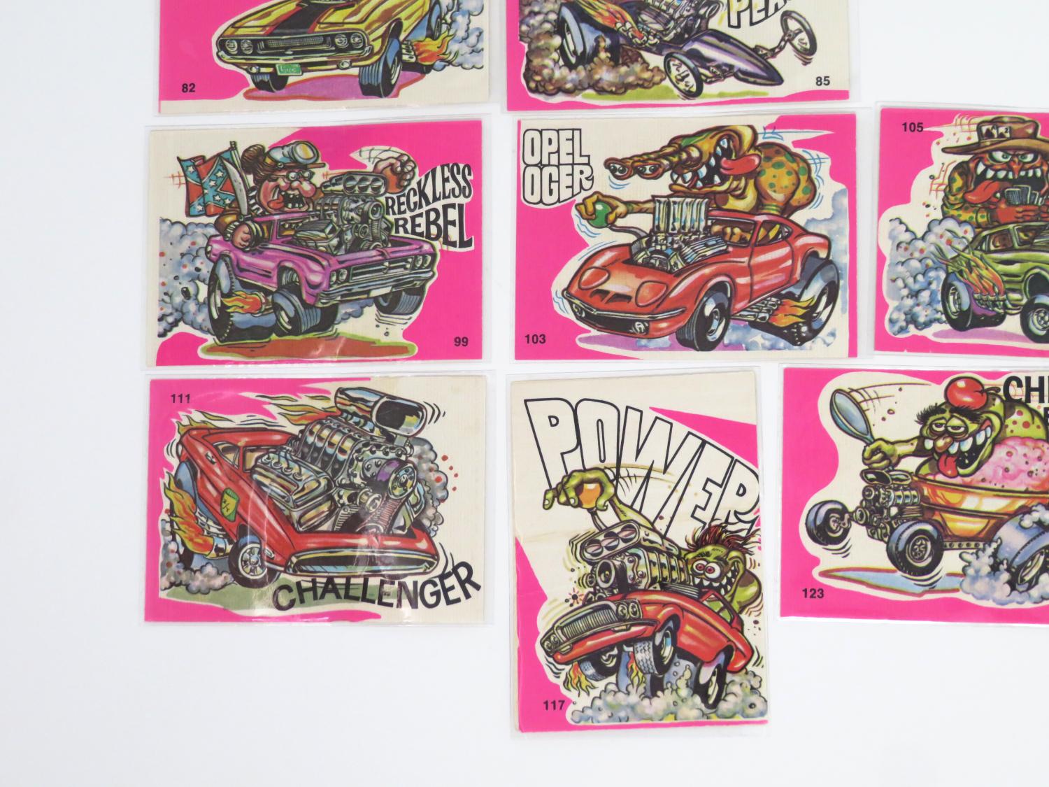 Vintage 1970s Donruss Fantastic Odd Rods Series 1 Stickers Non-sports ...