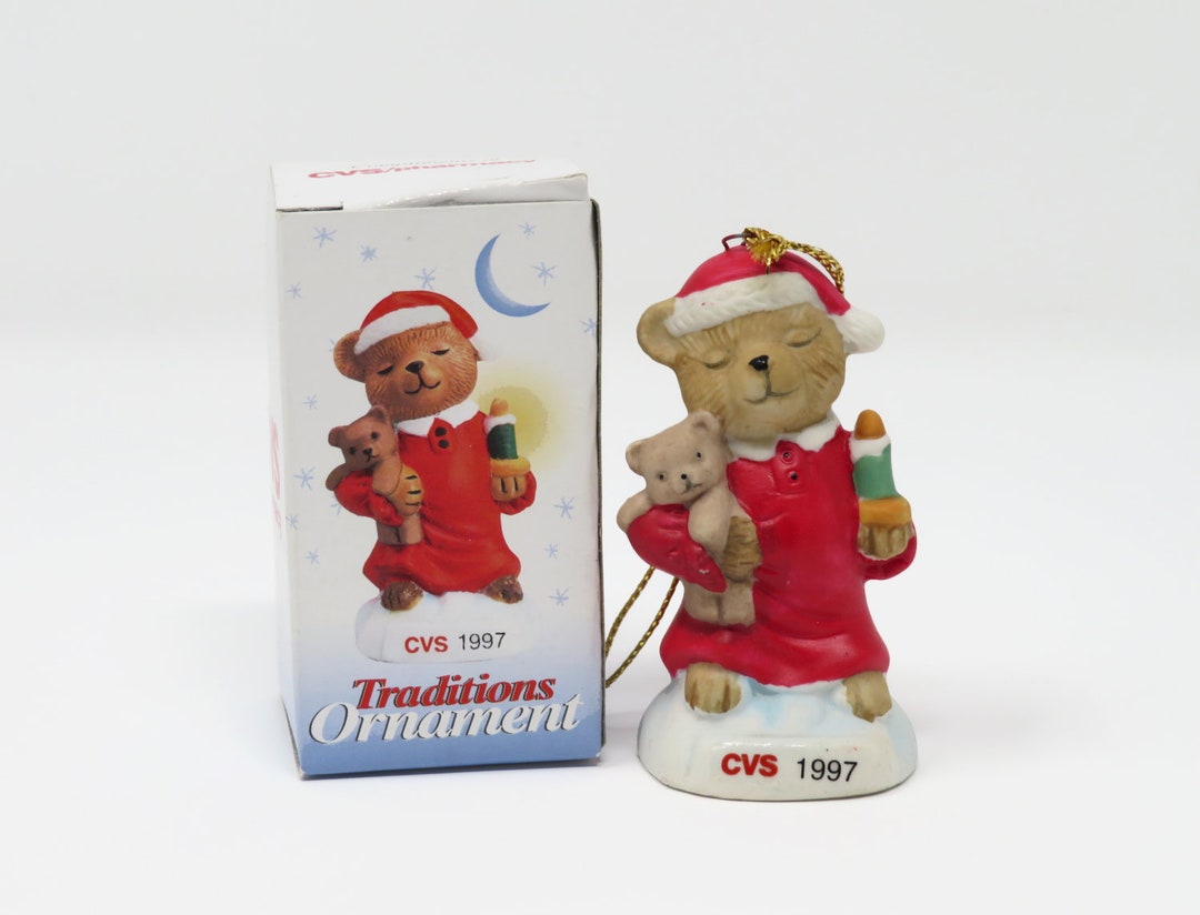Vintage 1997 CVS Pharmacy Traditions Ornament for the Holidays Painted ...