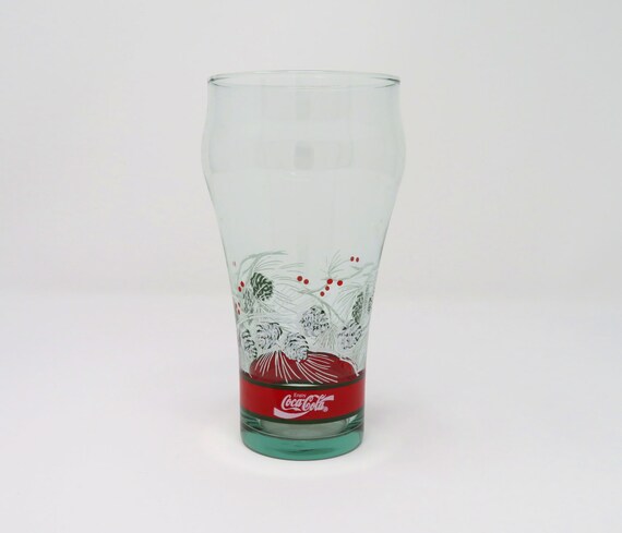 COCA COLA 16.75 OZ Glass 12 Piece Set Collectible Retro TUMBLER DRINKING Glasses
