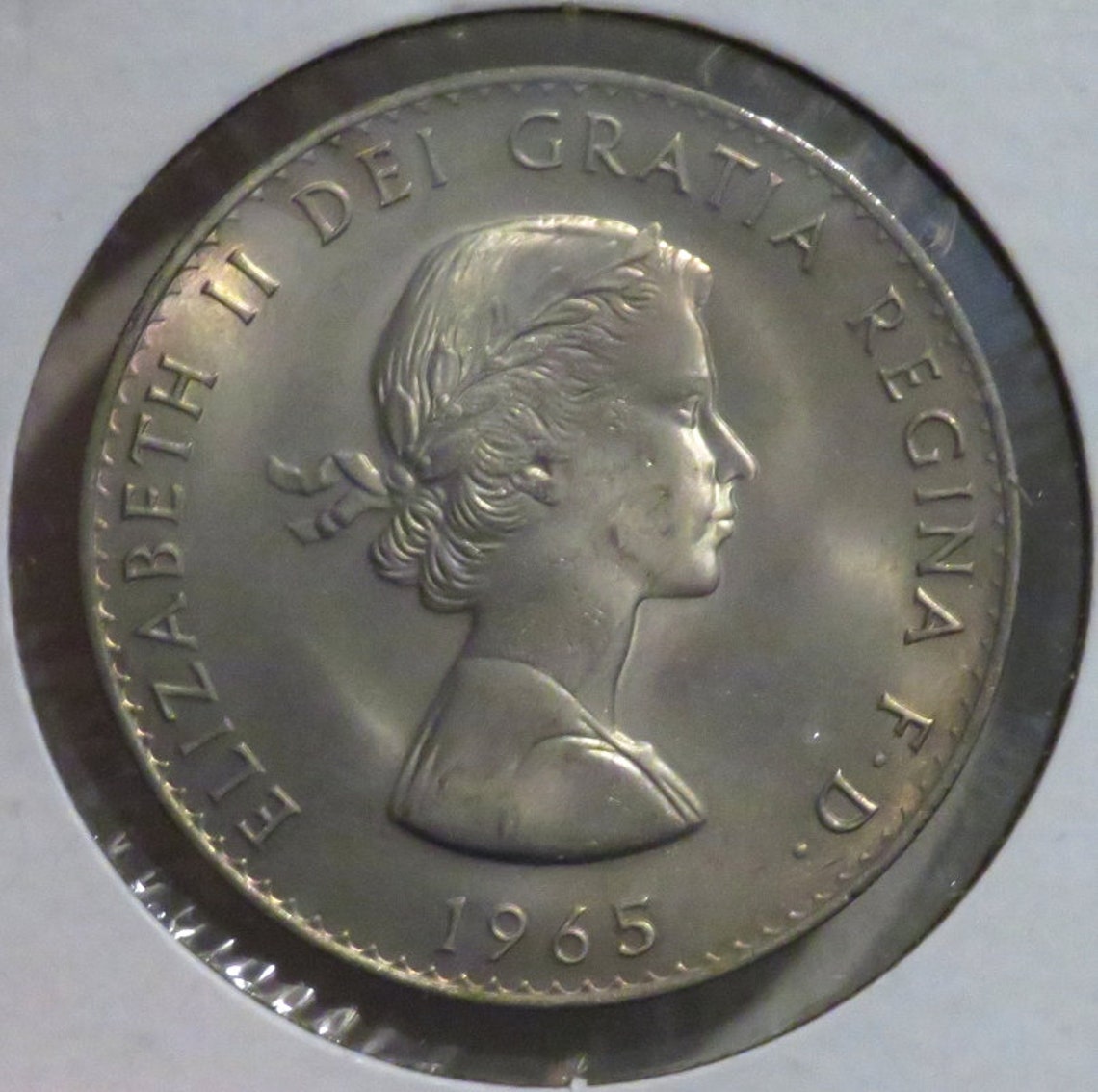 Münze Elizabeth Ii Dei Gratia Regina 1965 Wert Vintage 1965 Queen Elizabeth II Dei Gratia Regina FD One Crown | Etsy