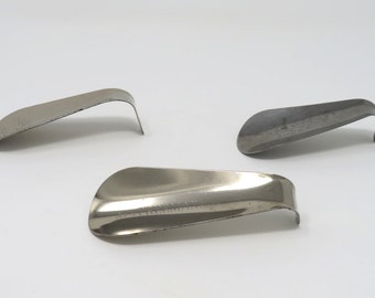 Vintage 1950s to 1960s Steel Shoehorns Various Brands Thom McAn  Freeman Florsheim Your Choice Durable Sustainable All Metal