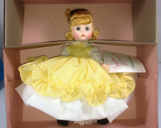 Vintage 8" Amy from the Little Women Madame Alexander Doll #411 DISNEYLAND NIB Never Displayed!