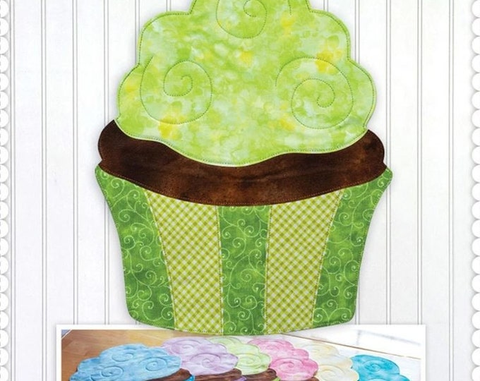 Cupcake Placemat Pattern by Shabby Fabrics Size 11" x 14" Quilting & Sewing Pattern