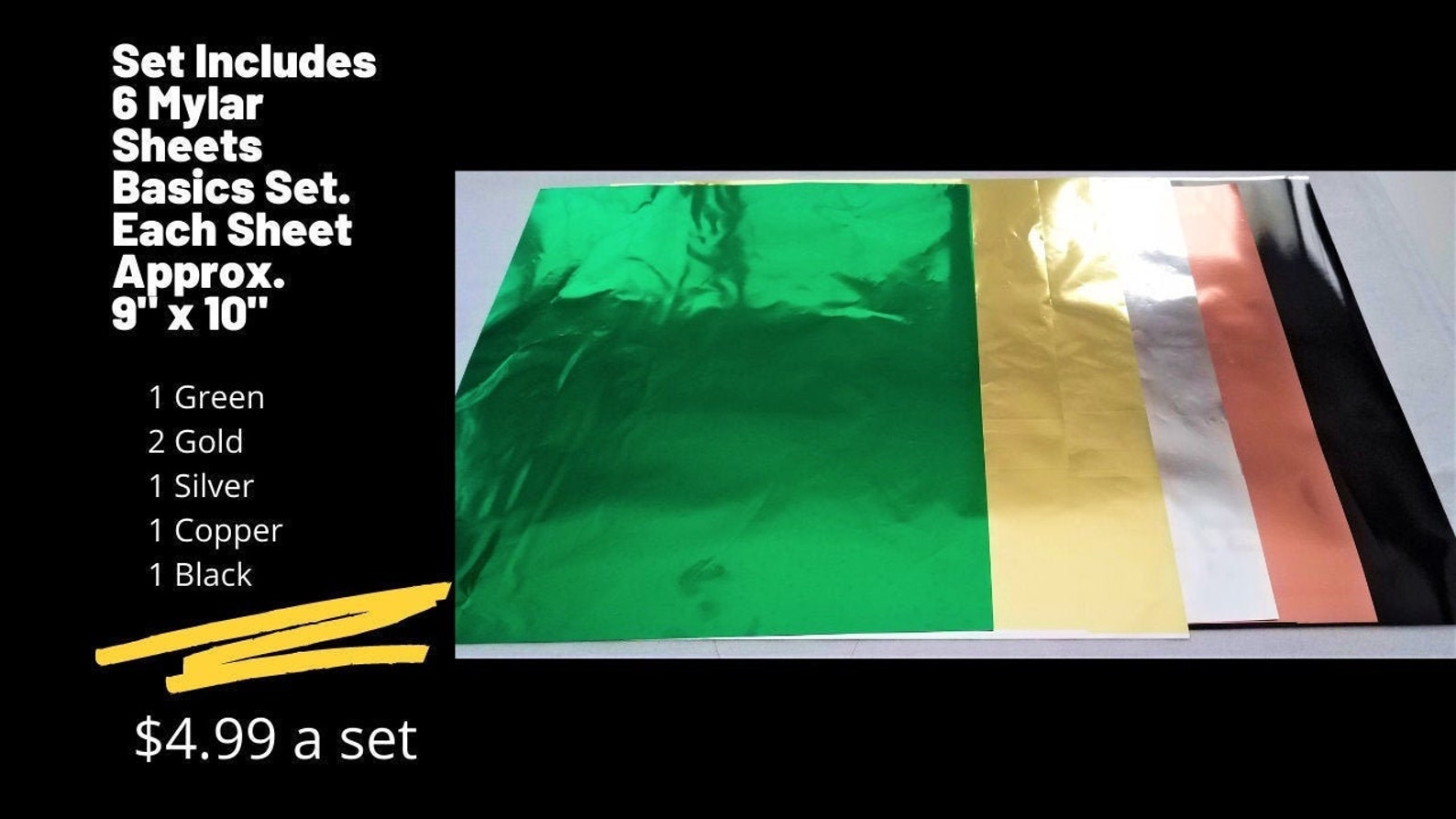 MYLAR Sheets for Machine Embroidery BASICS Set Card Making Etsy