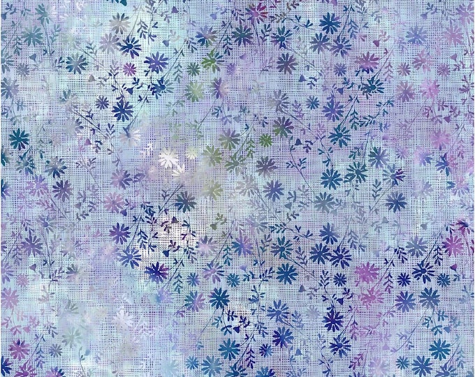 Haven Wildflower Purple Digital Quilting Fabric by Jason Yenter for In the Beginning Fabrics 6HVN-3, By the Yard