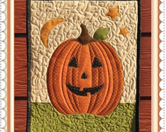 Mr. Jack Halloween Pumpkin Wall Hanging Pattern by Shabby Fabrics Size 12.5" x 20" Quilting & Sewing Pattern