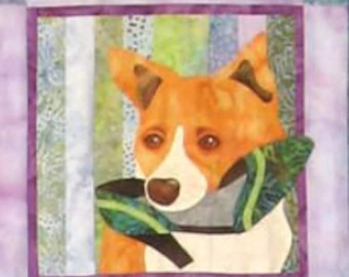 Muchas Poochas Welsh Corgie Dog Pattern #2 by Java House Quilts Karen Brow-Meier