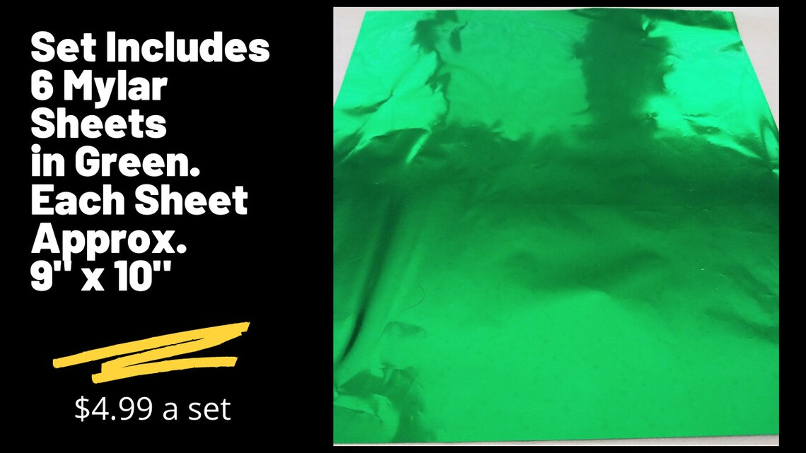 MYLAR Sheets for Machine Embroidery BASICS Set Card Making Etsy