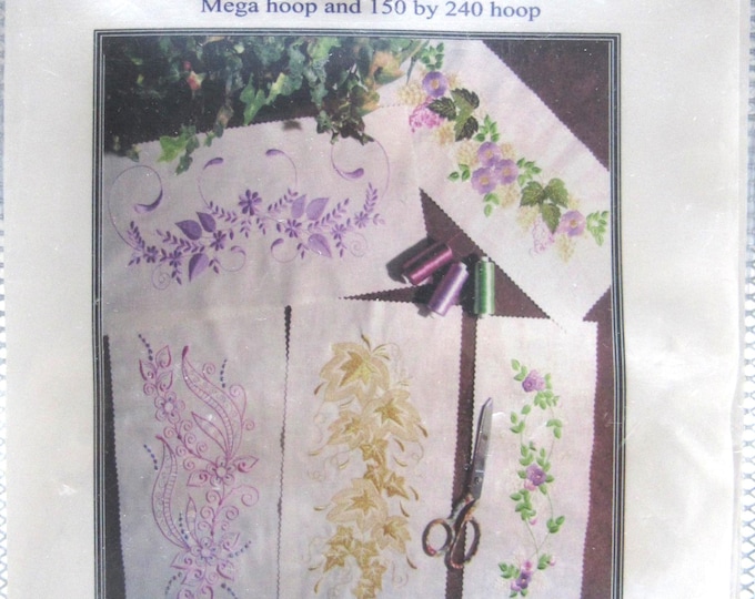 Vintage Simply Stunning by Judy Nowicki Husqvarna Viking Embroidery Disk for Designer 1 & 2
