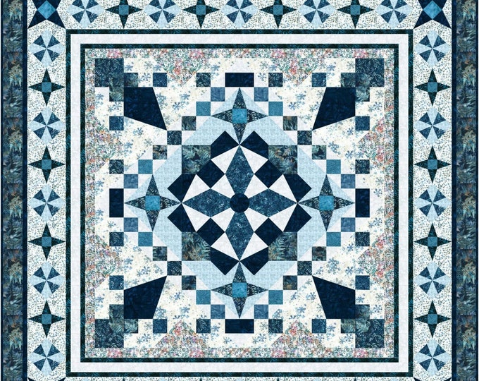 Star Echoes Foundation Paper Piecing Quilt by Laureen Smith Tourmaline Thyme Quilts