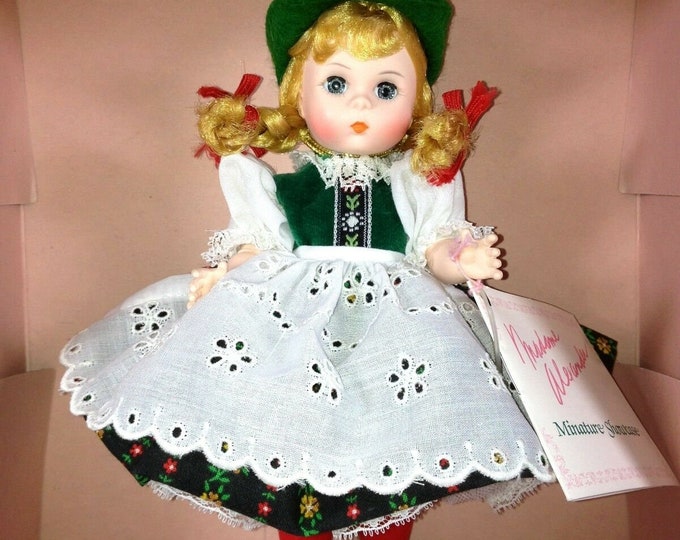 Vintage 8" Austria Madame Alexander Doll #598 New in Box, Never Displayed!