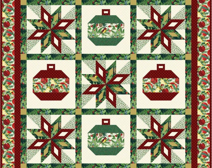 Joyful & Bright Wall Hanging and Table Runner Quilt Pattern by Bound To Be Quilting 52" x 52" and 43" x 19"
