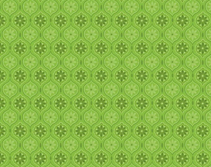 Christmas Snowed In Medallion Green by Heather Peterson for Riley Blake Fabric  C10813R, Green