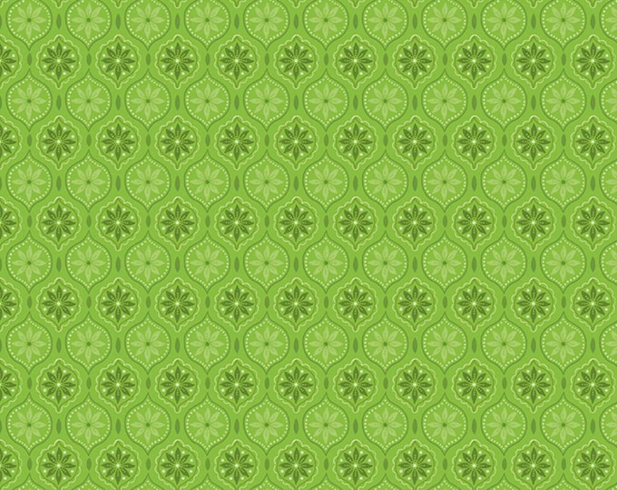 Christmas Snowed In Medallion Green by Heather Peterson for Riley Blake Fabric  C10813R, Green