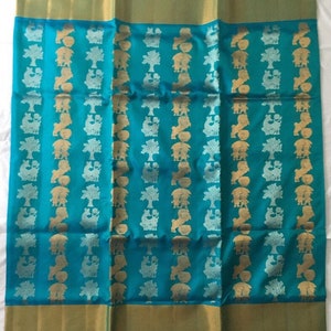 Elegant Handwoven Venkatagiri /Uppada Pattu saree, Traditional wear