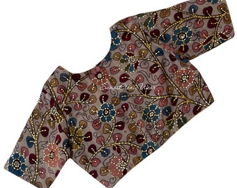 Kalamkari Sequin Embroidered Blouse