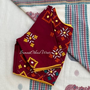 White handloom Saree |  ReadyMade Blouse Size 36/42