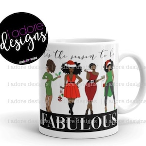 Holiday Fabulous African American Mug