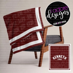 MOREHOUSE Throw Blanket #thehouse