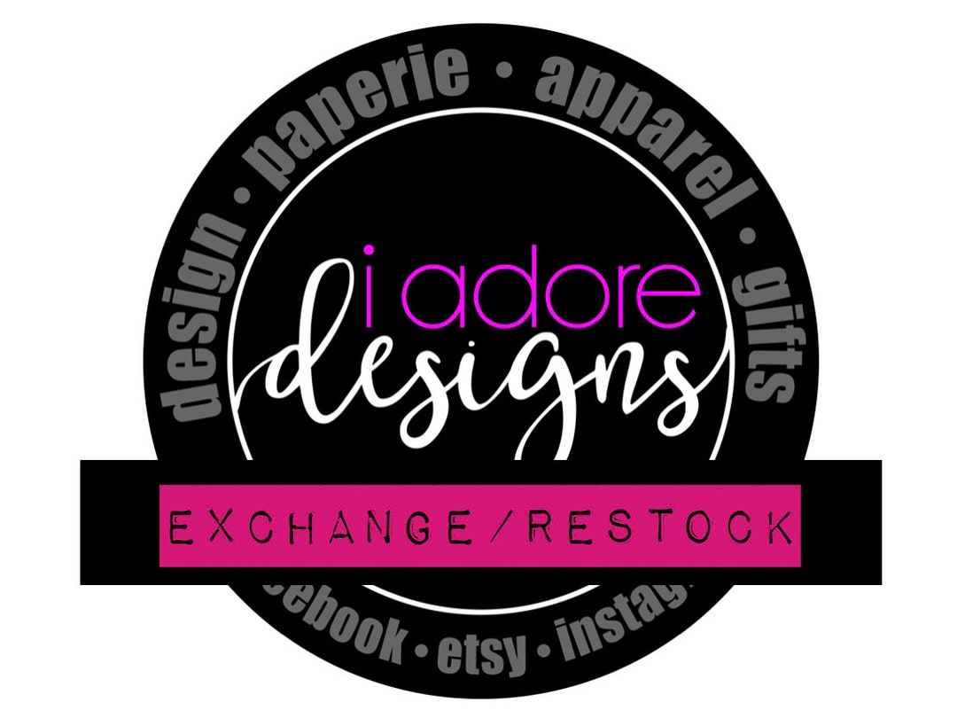 EXCHANGERESTOCK FEE or Reshipment Etsy