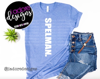 Spelman (period)T-shirt vertical