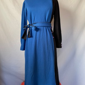 1980s Two-toned Dress