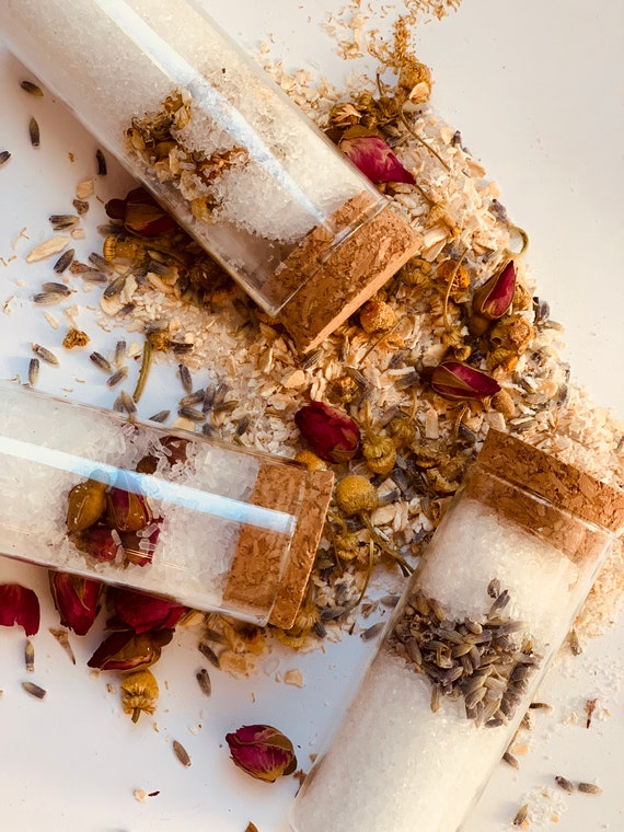 Bath Salt Bath Salt Tubes Set of 3 Wedding Party Favors Etsy