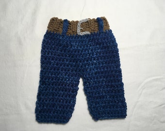 Crochet Baby Jeans - Baby Pants.