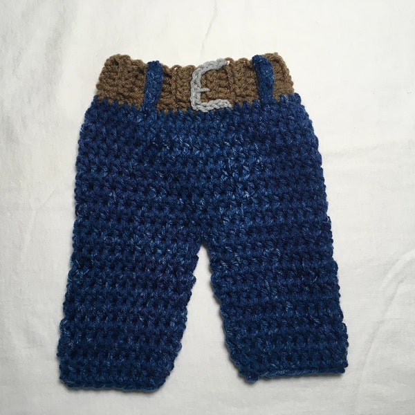 Crochet Baby Jeans - Baby Pants.