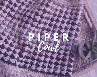 Piper Cowl - Crochet Pattern, Easy - pdf File, Womens, Kids, Unisex, Beanie, Messy Bun Beanie