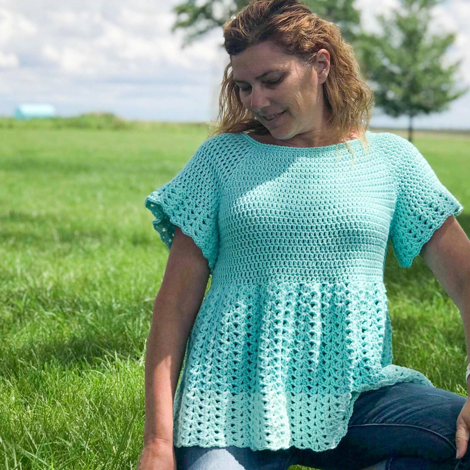 Madeleine Top Crochet Pattern Easy/Intermediate | Etsy