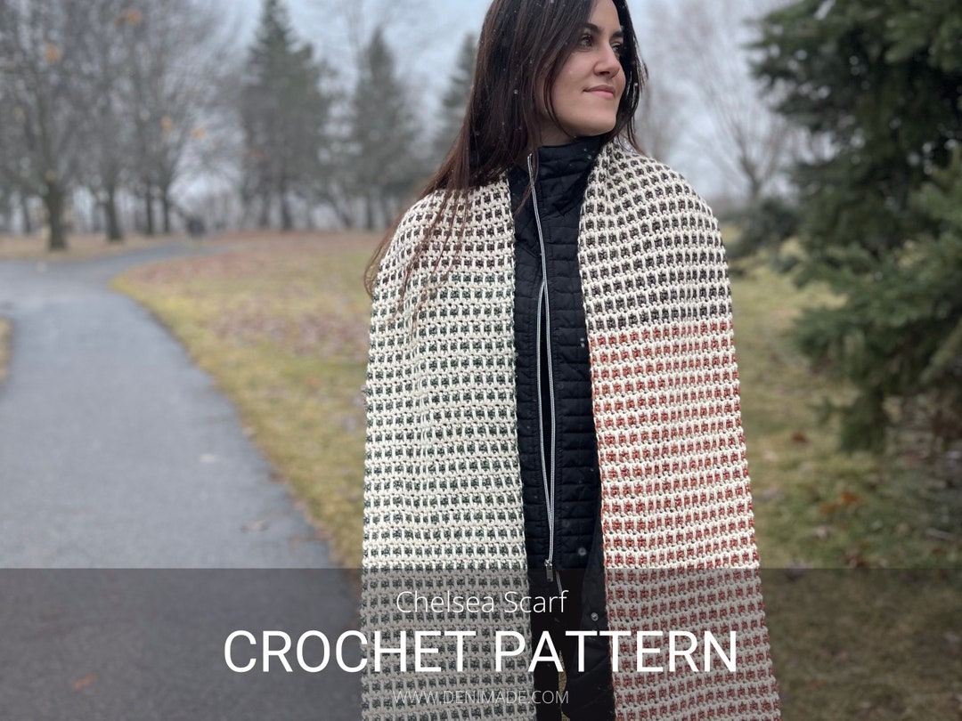 Crochet Pattern / Long Oversized Super Scarf With Twisted Fringe ...